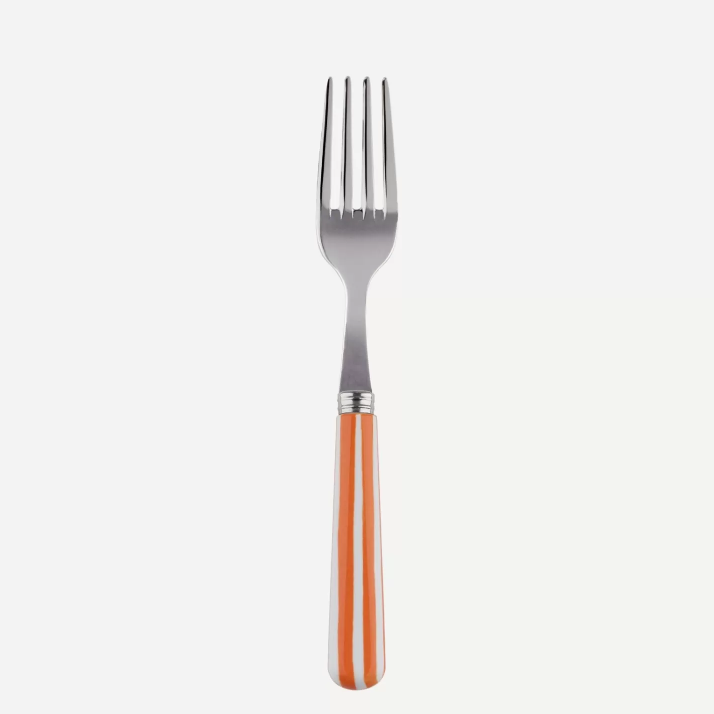 Sabre Paris Small Fork>White Stripe, Orange