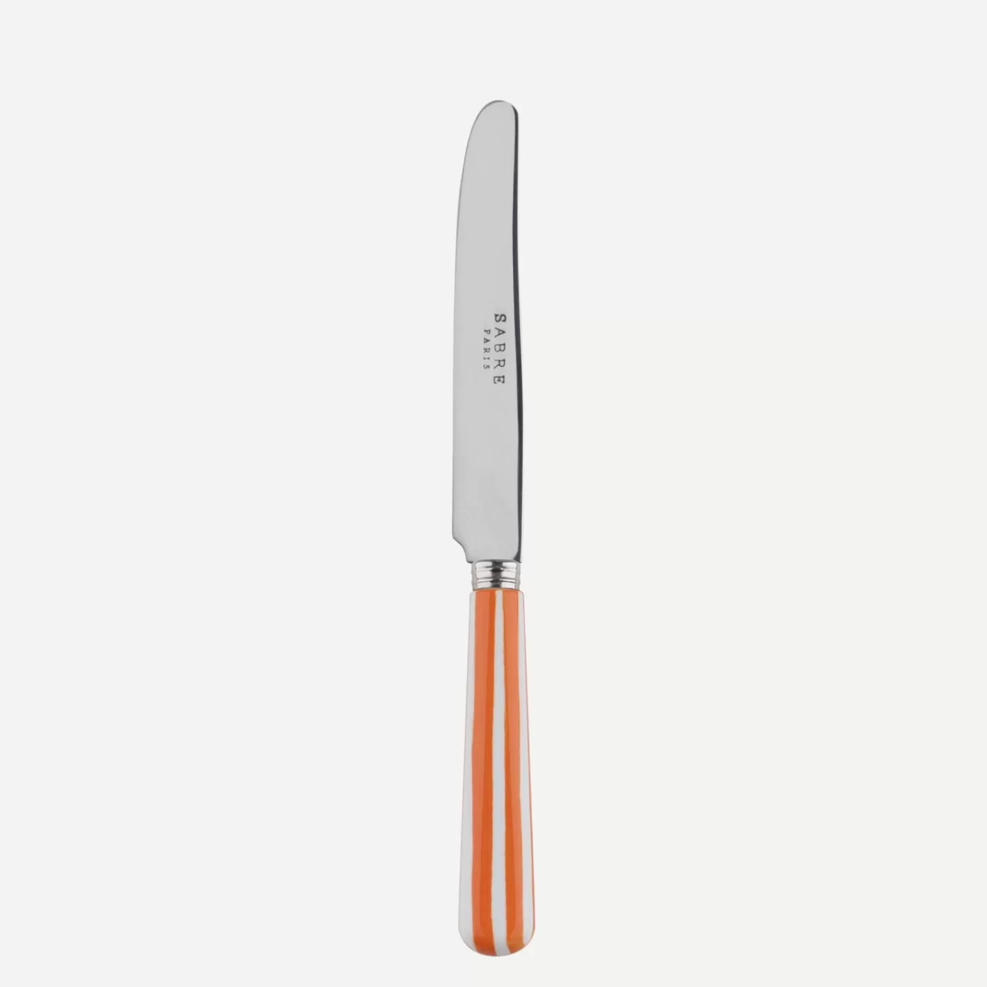 Sabre Paris Breakfast Knife>White Stripe, Orange