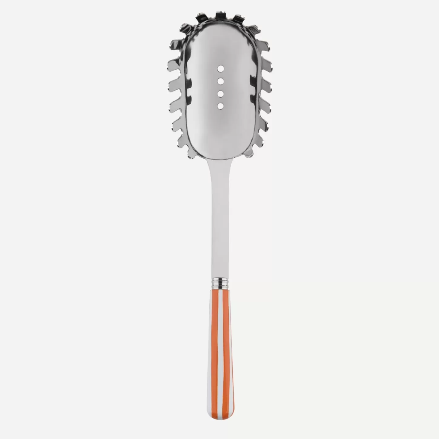 Sabre Paris Spaghetti Spoon>White Stripe, Orange