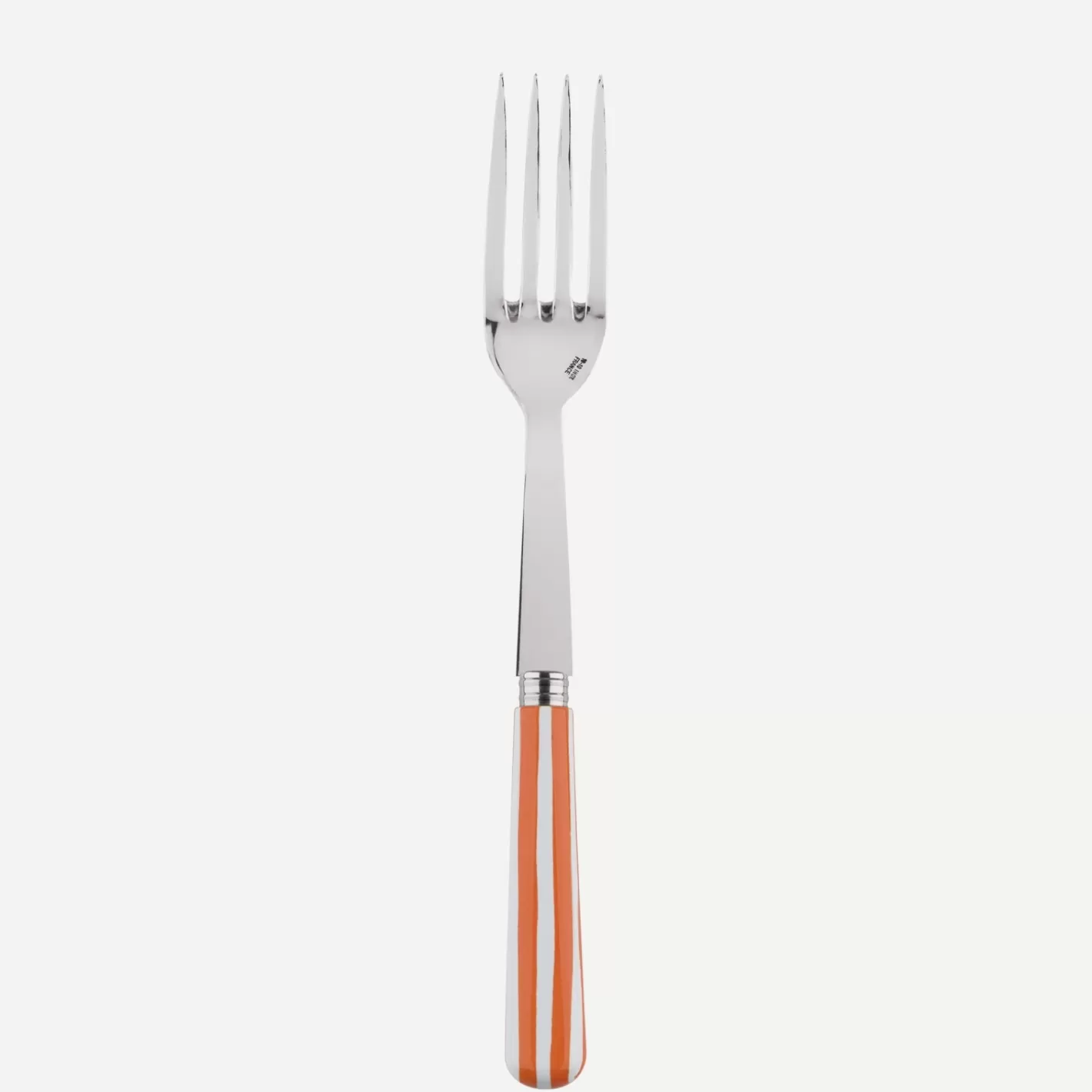 Sabre Paris Serving Fork>White Stripe, Orange