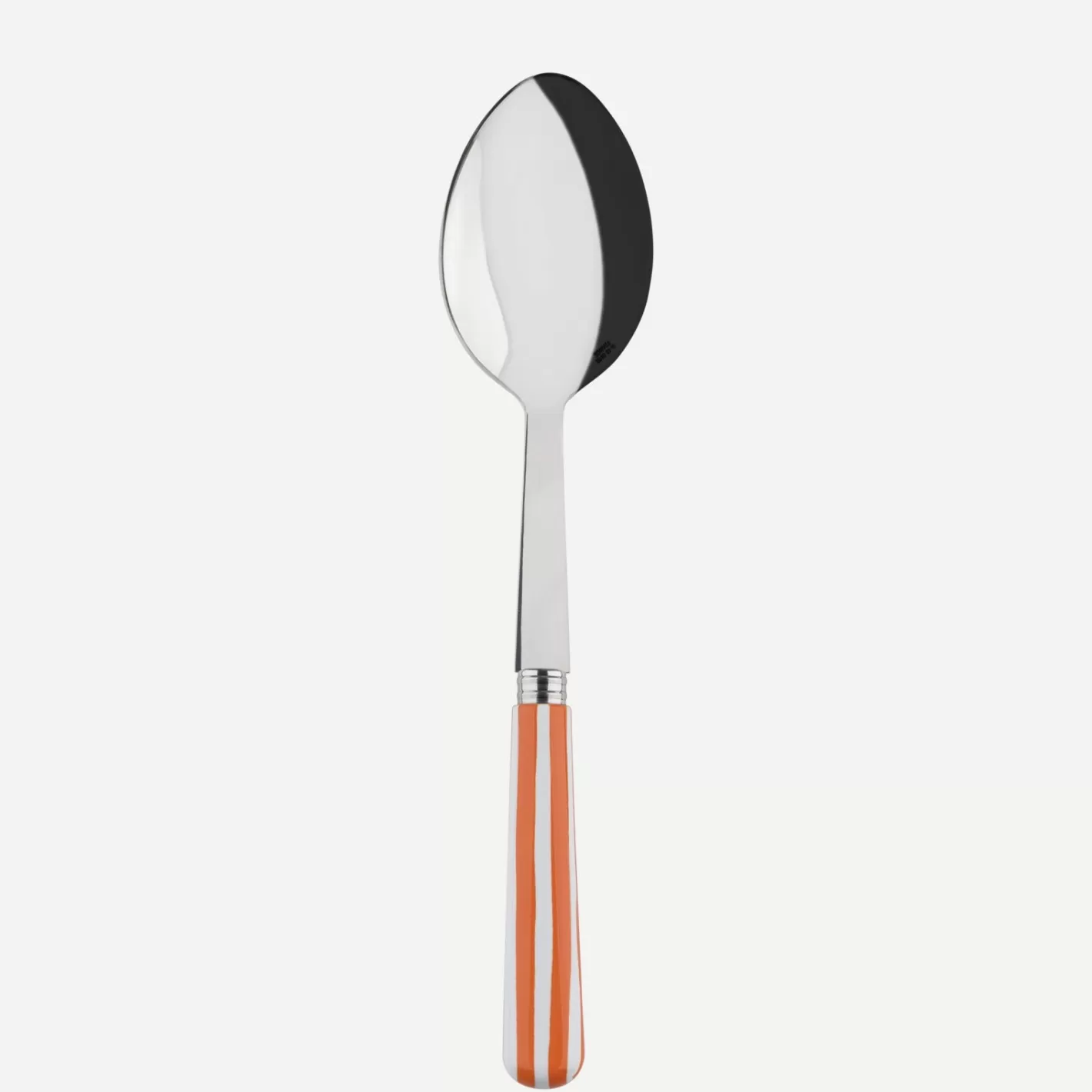 Sabre Paris Serving Spoon>White Stripe, Orange