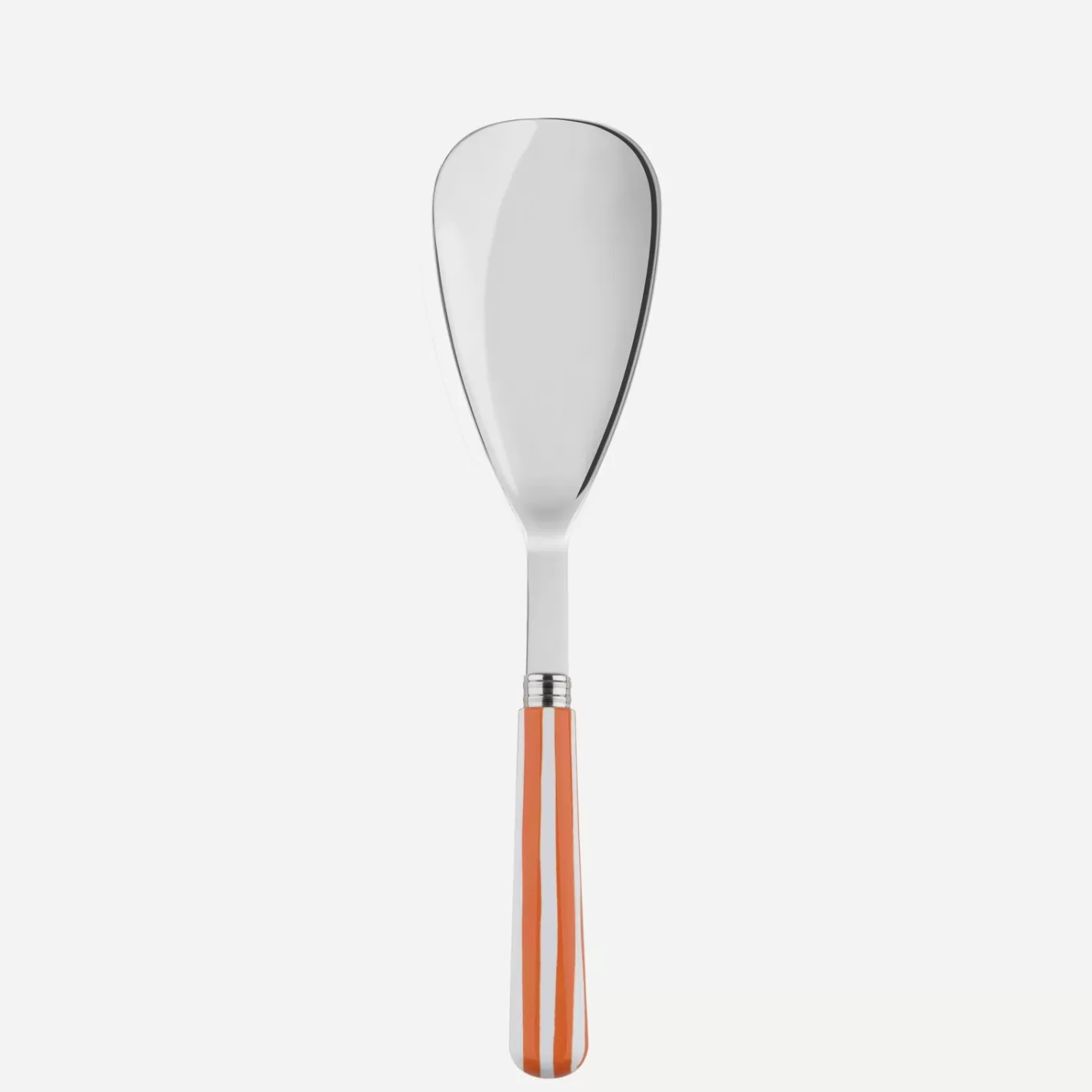 Sabre Paris Rice Spoon>White Stripe, Orange