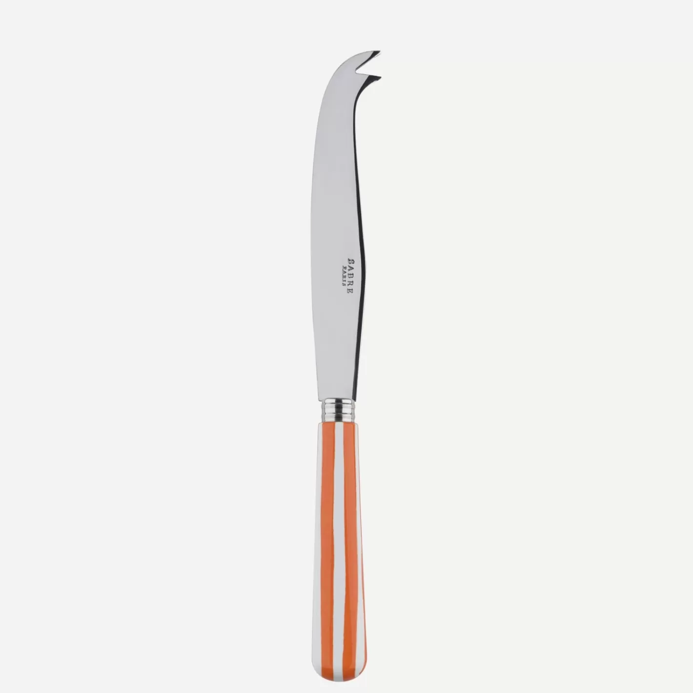 Sabre Paris Cheese Knife>White Stripe, Orange