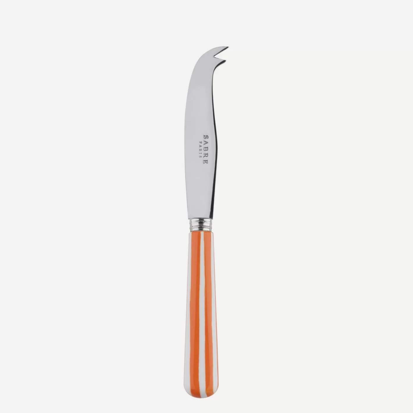 Sabre Paris Cheese Knife>White Stripe, Orange