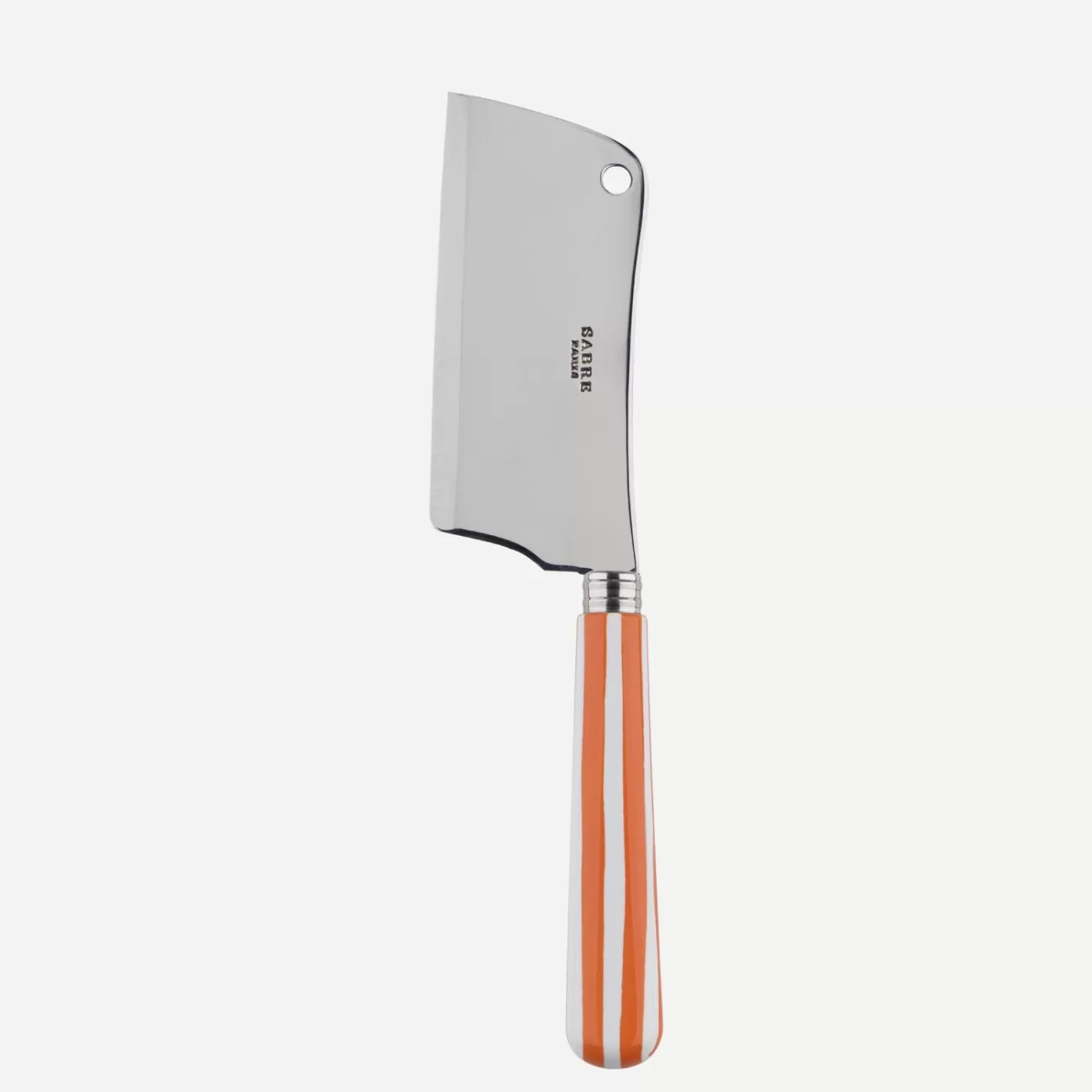 Sabre Paris Cheese Cleaver>White Stripe, Orange