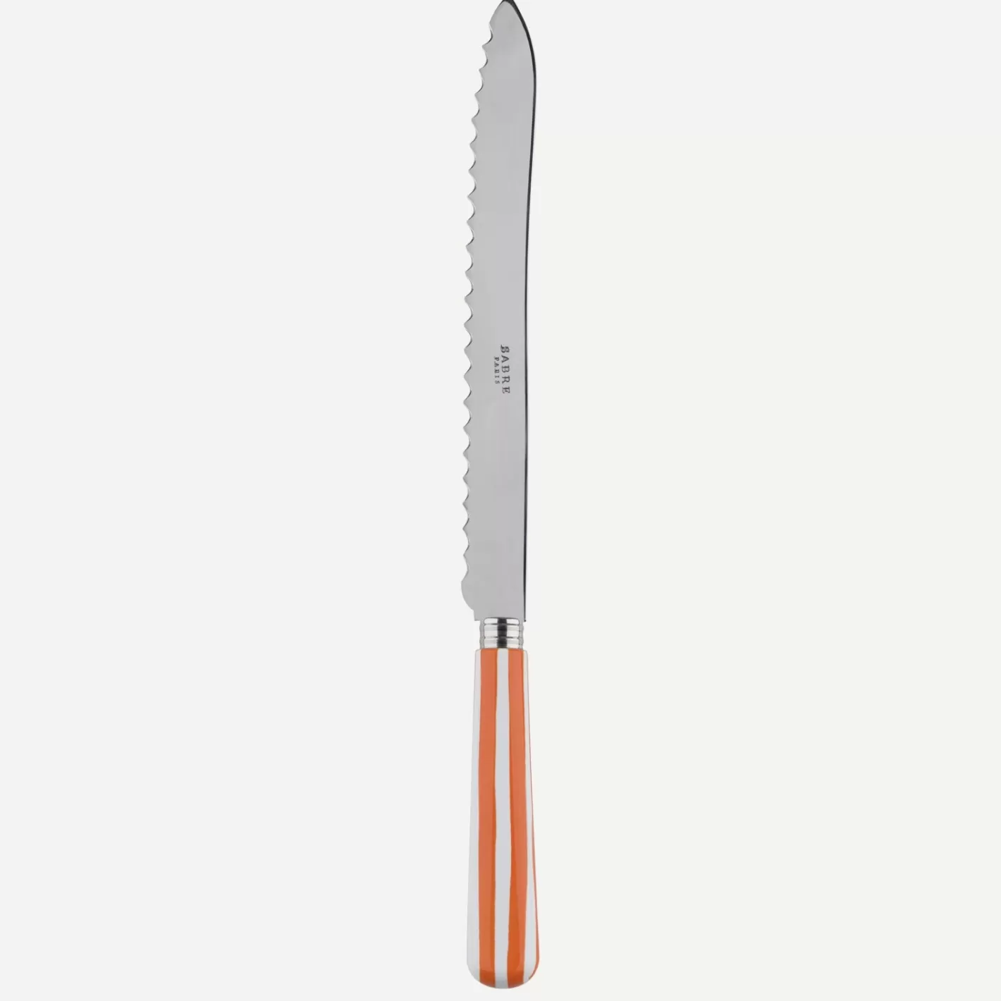 Sabre Paris Bread Knife>White Stripe, Orange