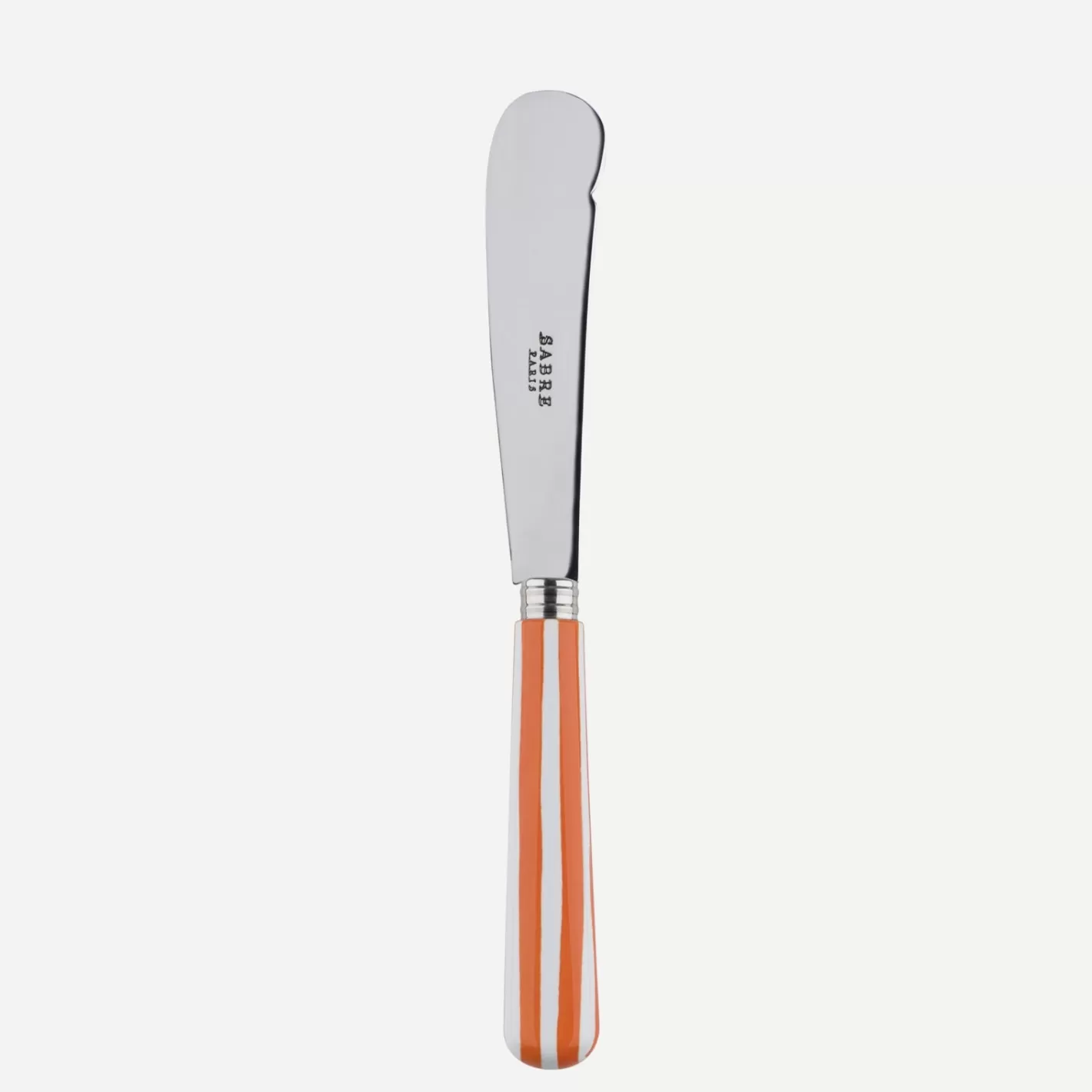 Sabre Paris Butter Knife>White Stripe, Orange