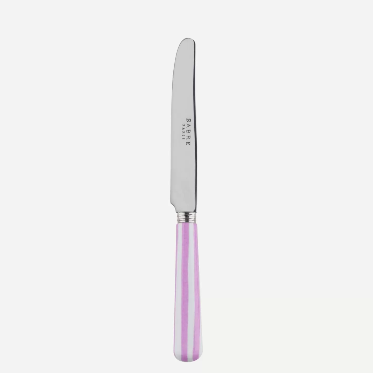 Sabre Paris Breakfast Knife>White Stripe, Pink