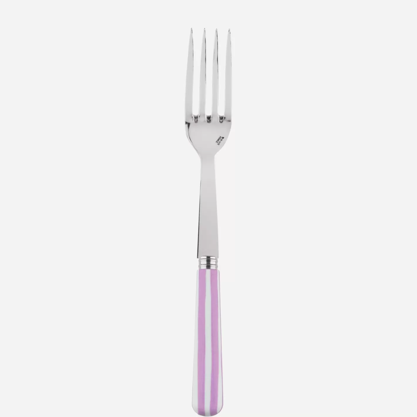 Sabre Paris Serving Fork>White Stripe, Pink