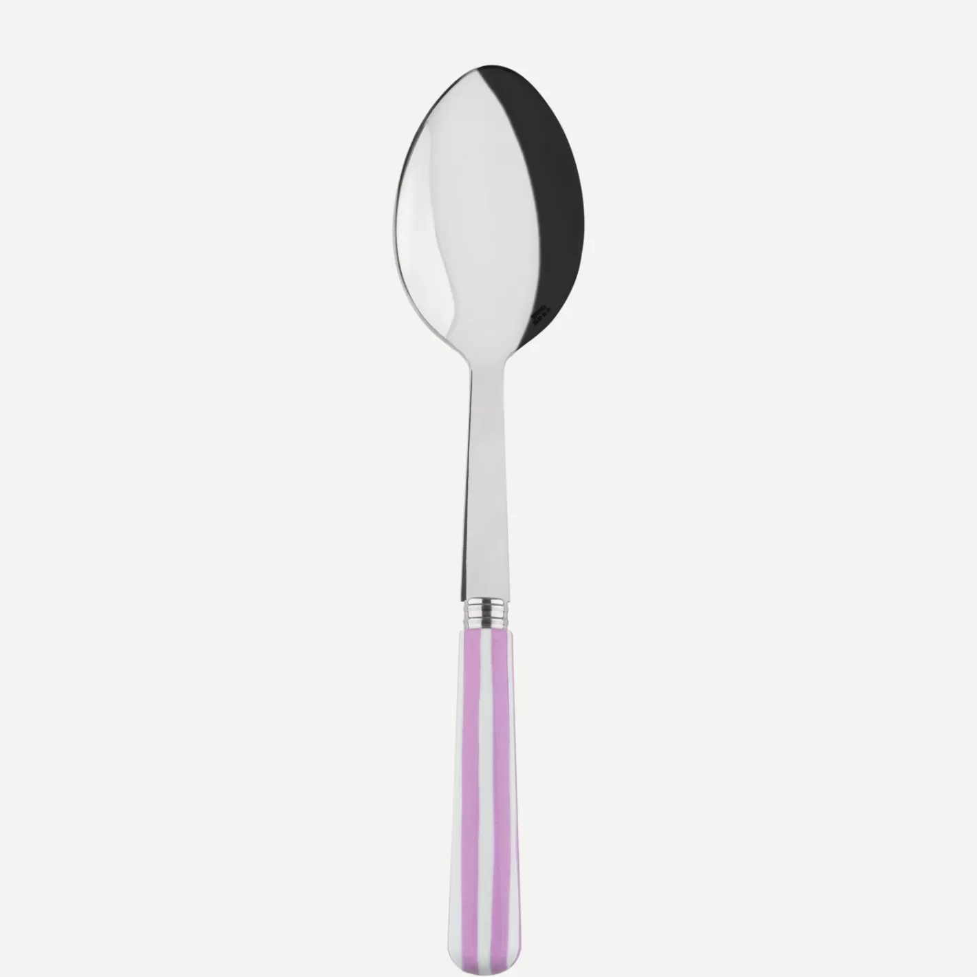 Sabre Paris Serving Spoon>White Stripe, Pink