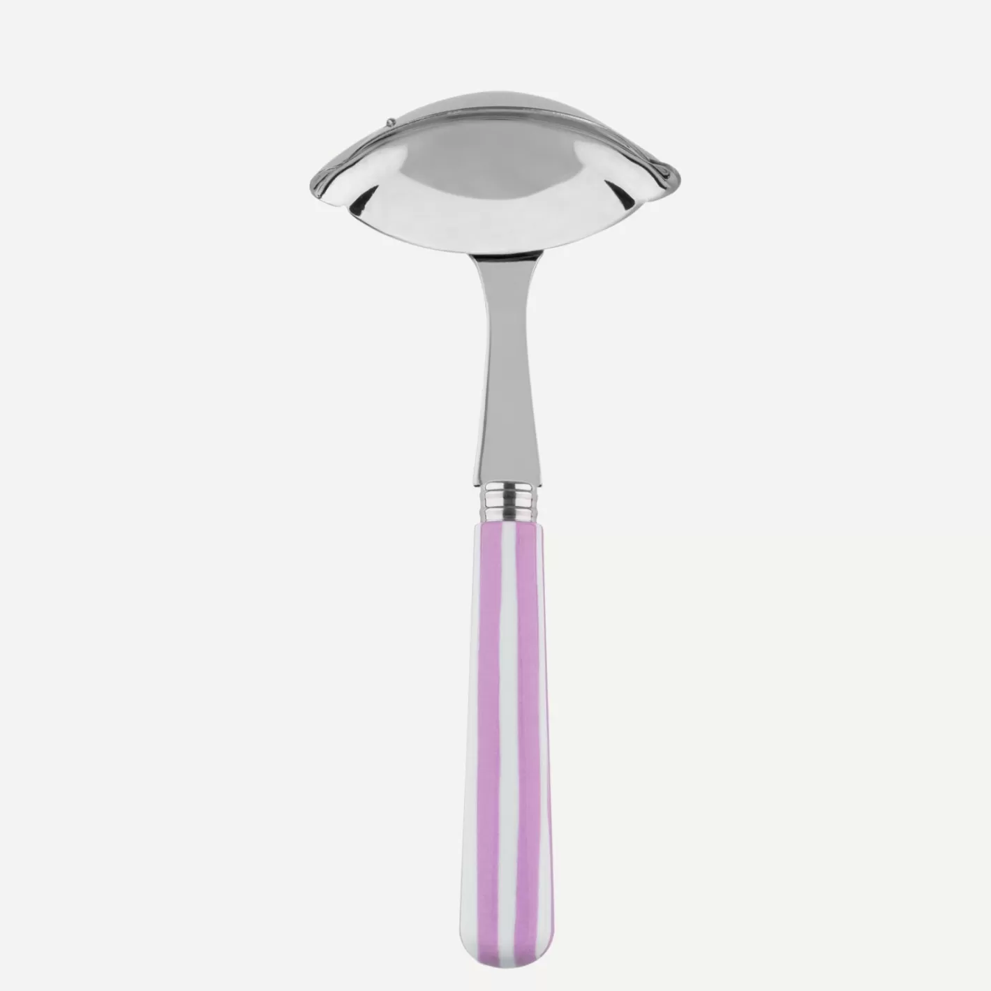 Sabre Paris Gravy Ladle>White Stripe, Pink