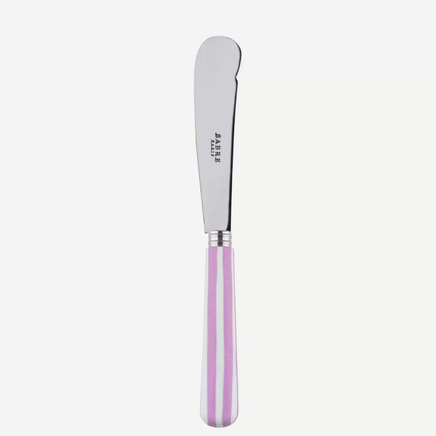 Sabre Paris Butter Knife>White Stripe, Pink