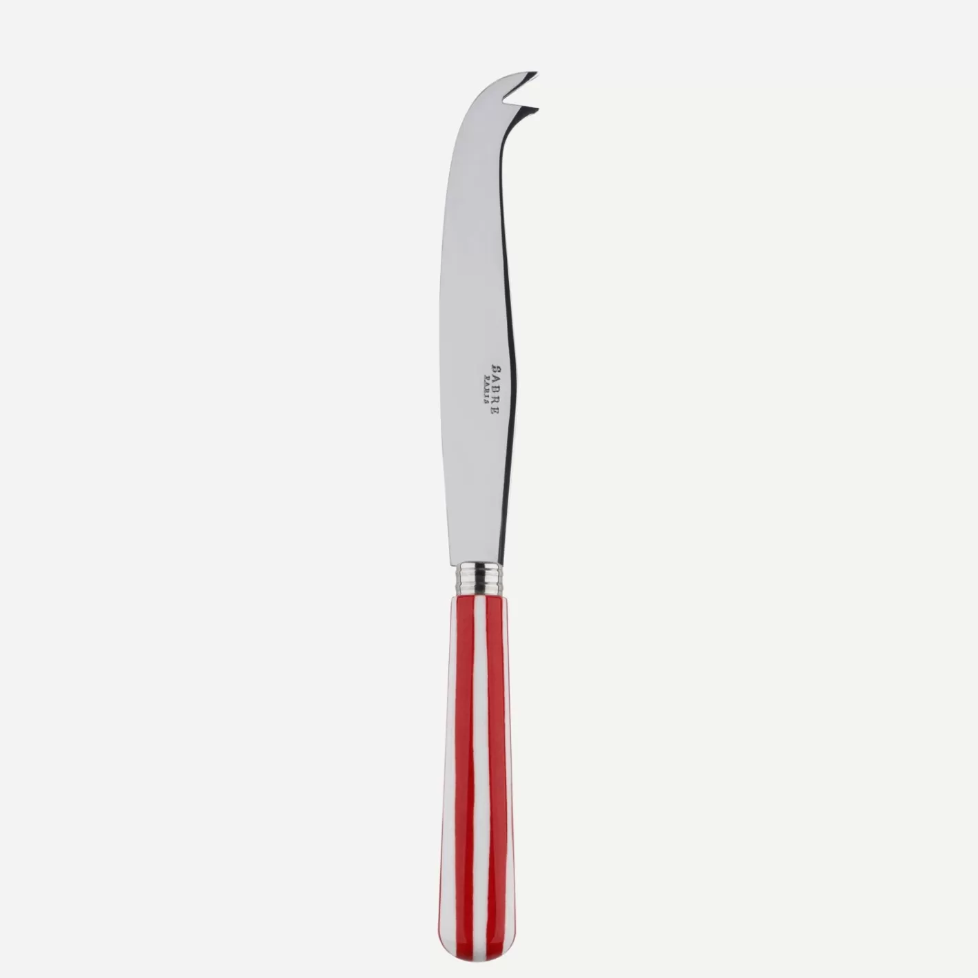 Sabre Paris Cheese Knife>White Stripe, Red