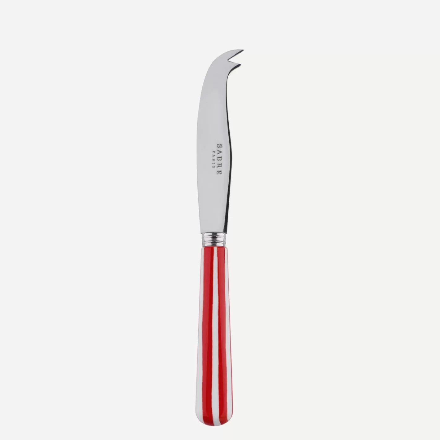 Sabre Paris Cheese Knife>White Stripe, Red