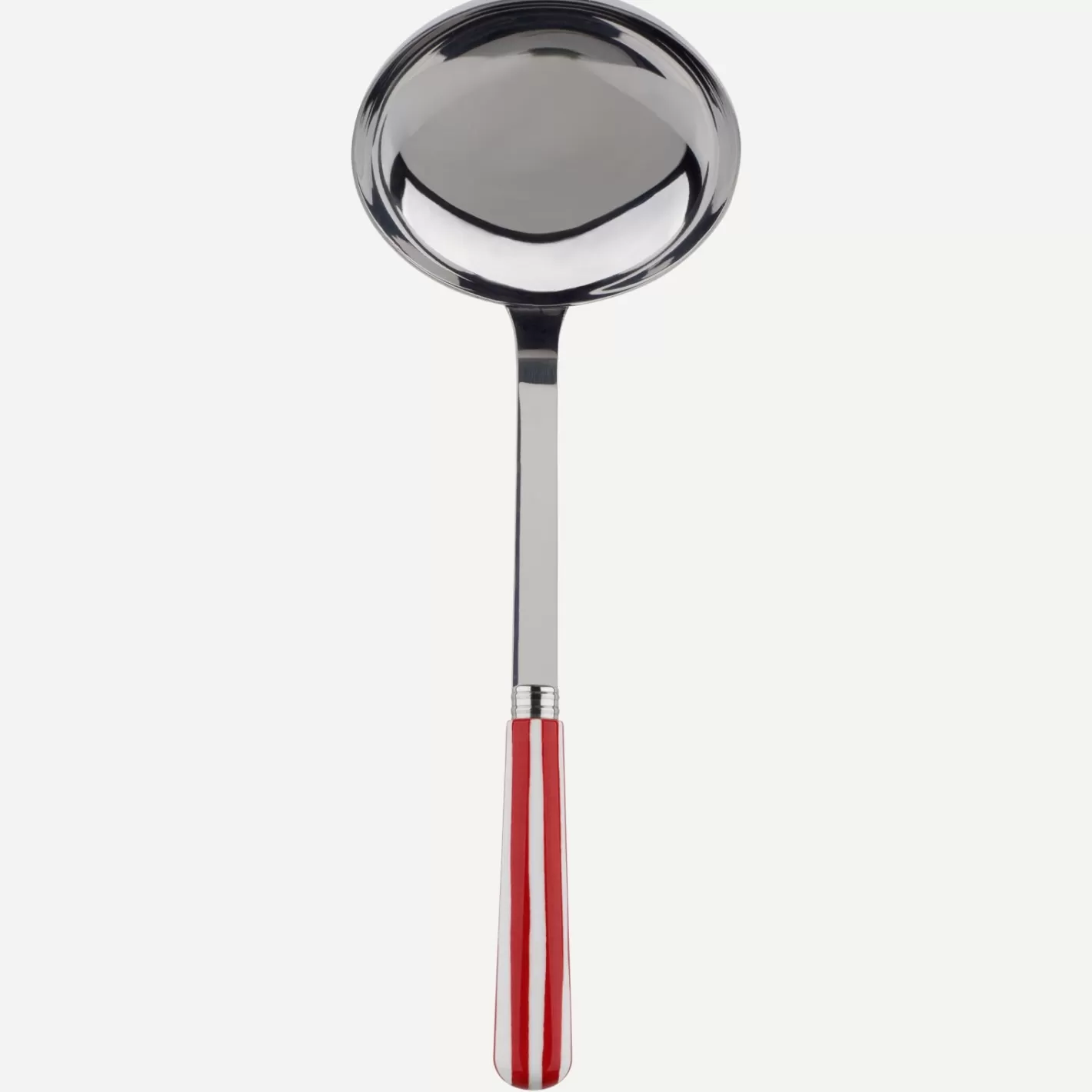 Sabre Paris Ladle>White Stripe, Red