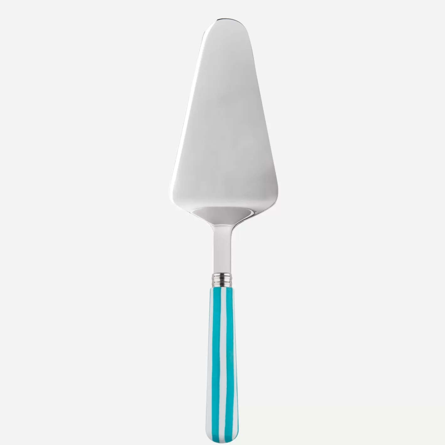 Sabre Paris Tart Server>White Stripe, Turquoise