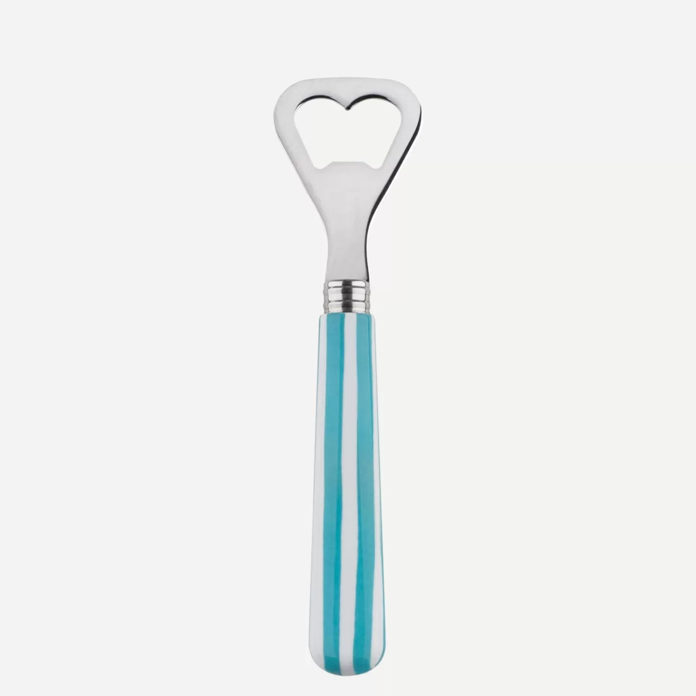 Sabre Paris Bottle Opener>White Stripe, Turquoise