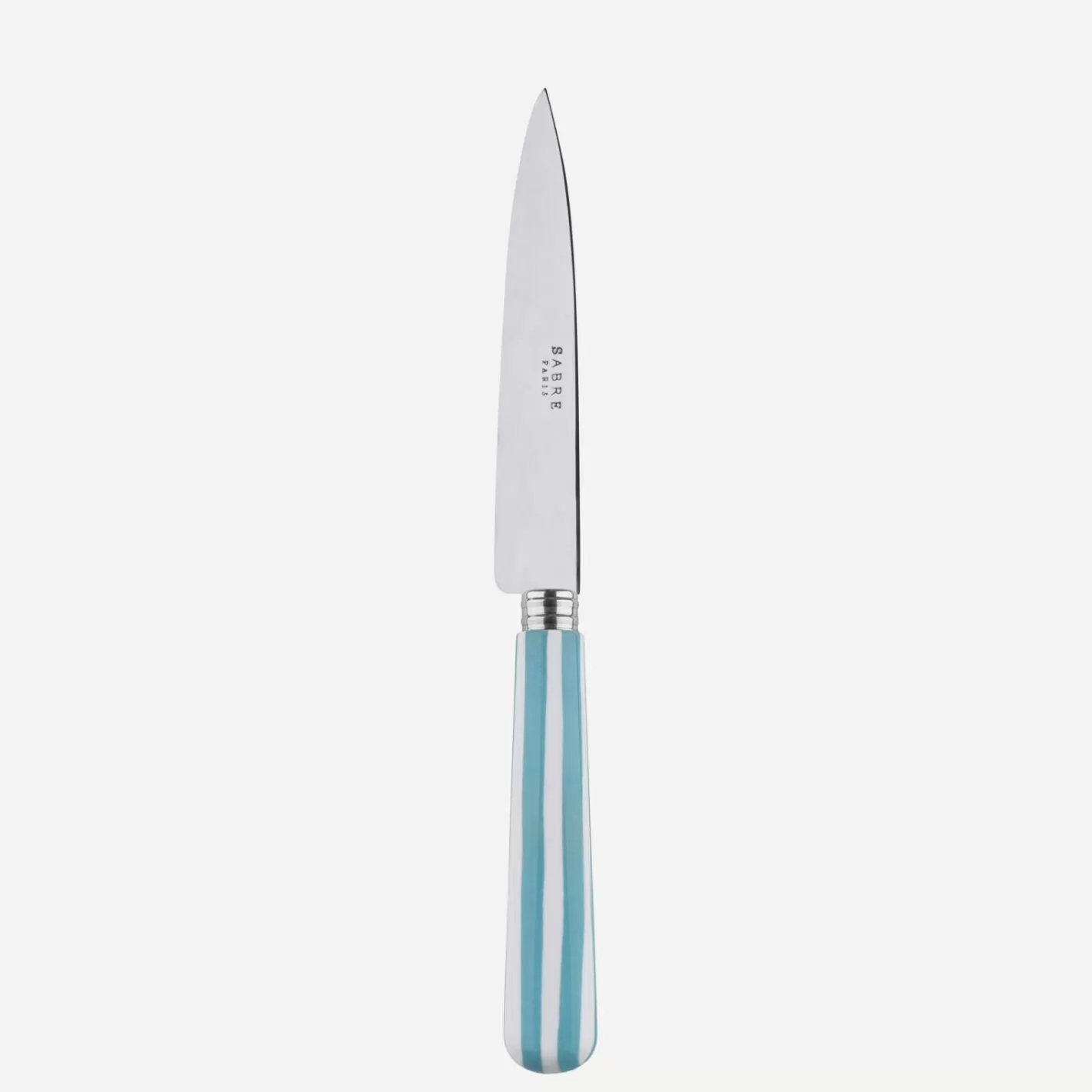 Sabre Paris Kitchen Knife>White Stripe, Turquoise