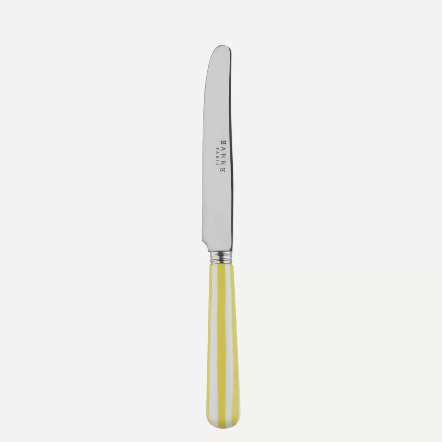 Sabre Paris Breakfast Knife>White Stripe, Yellow