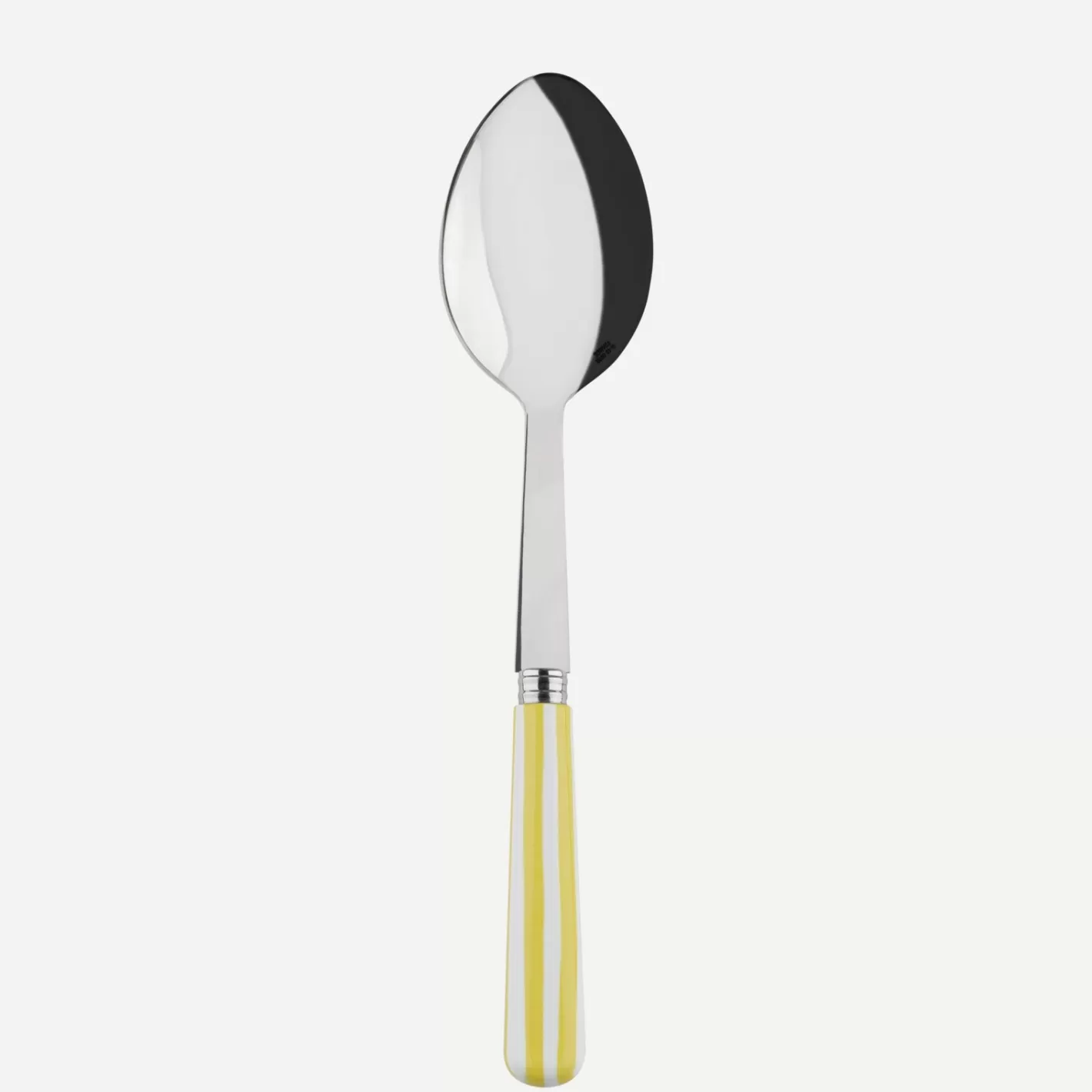 Sabre Paris Serving Spoon>White Stripe, Yellow