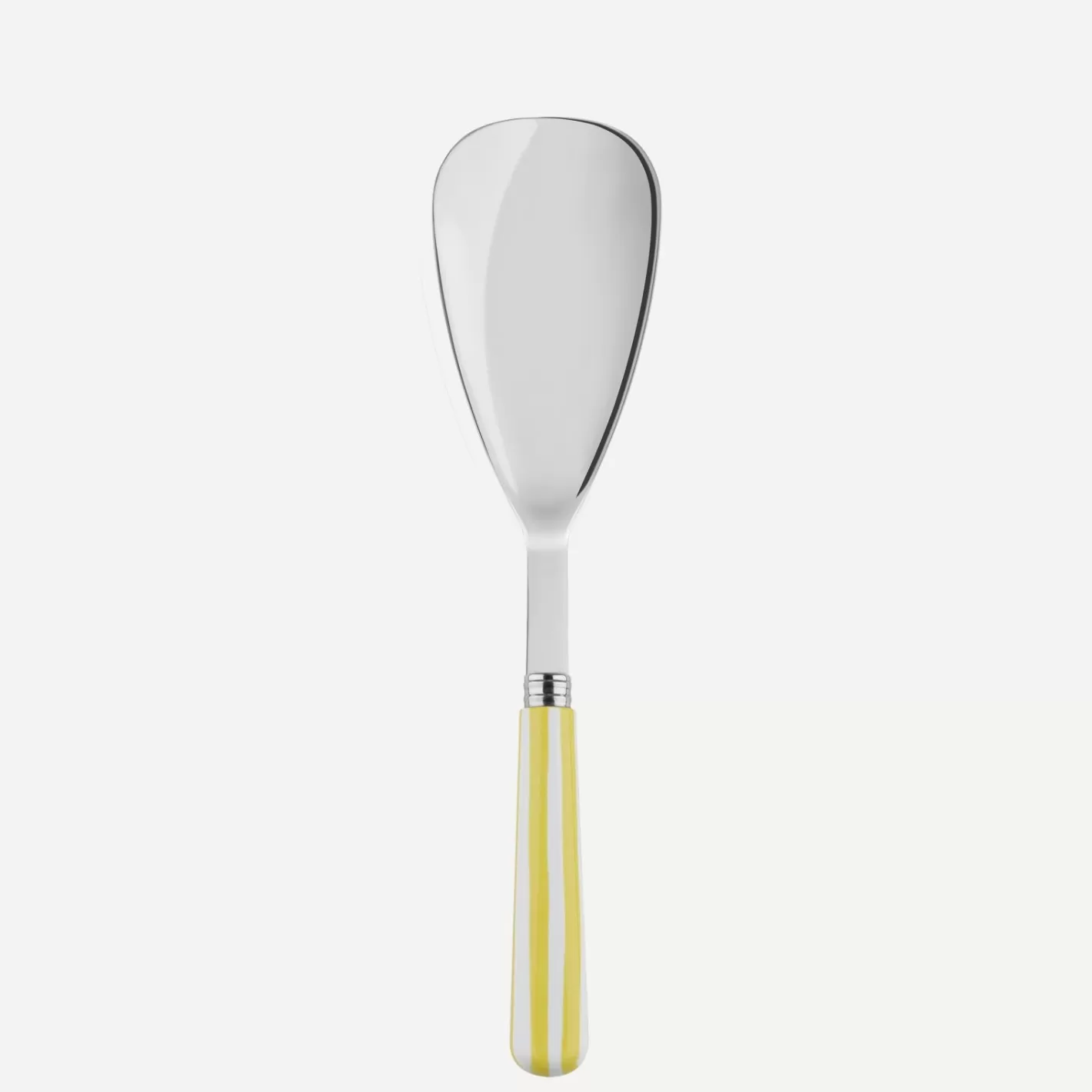 Sabre Paris Rice Spoon>White Stripe, Yellow