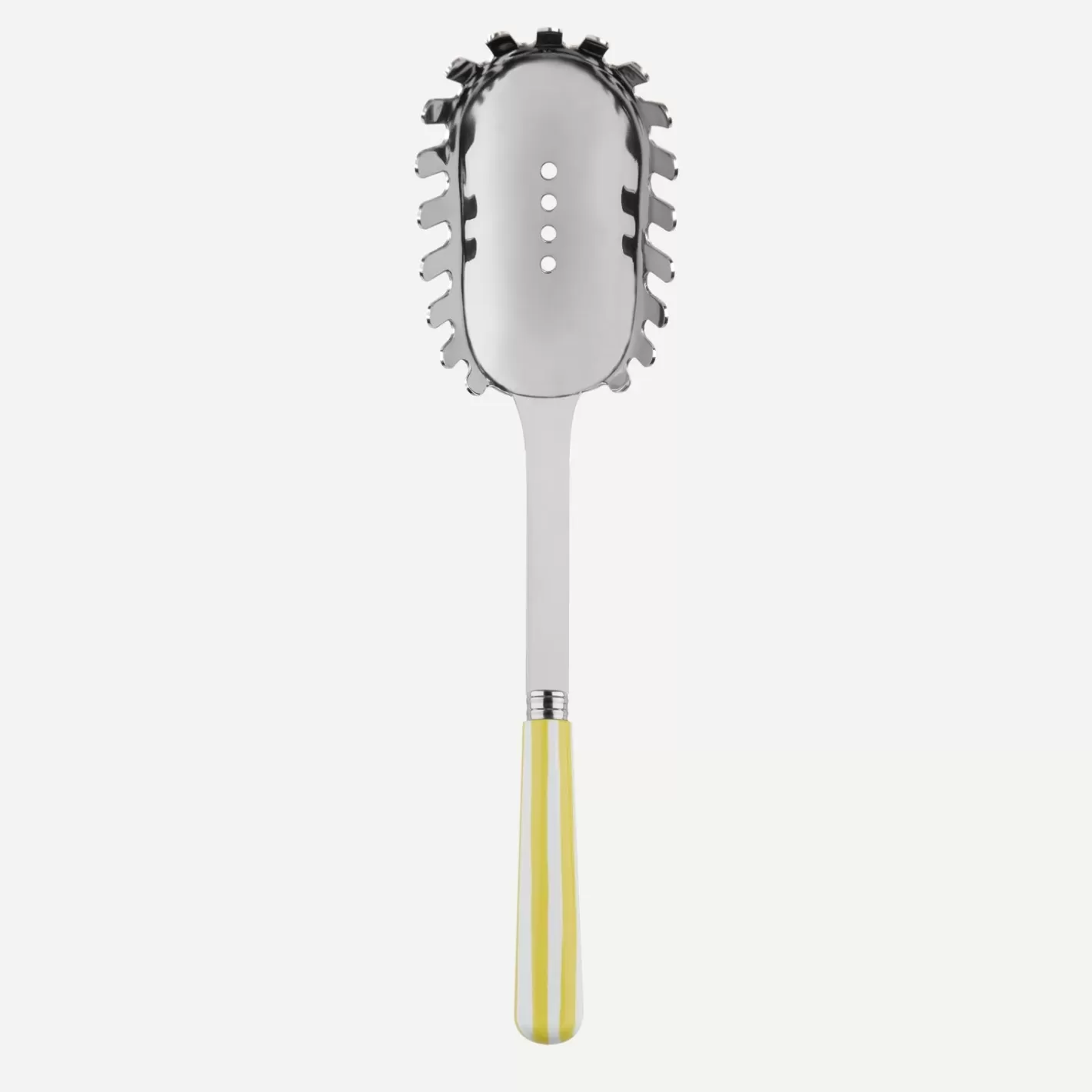 Sabre Paris Spaghetti Spoon>White Stripe, Yellow