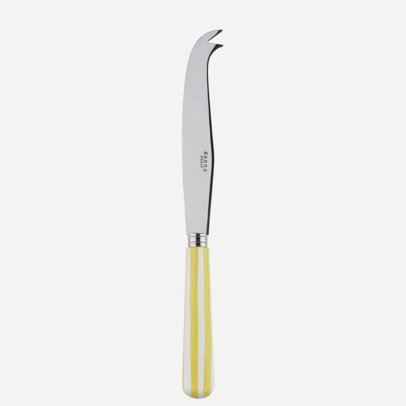 Sabre Paris Cheese Knife>White Stripe, Yellow