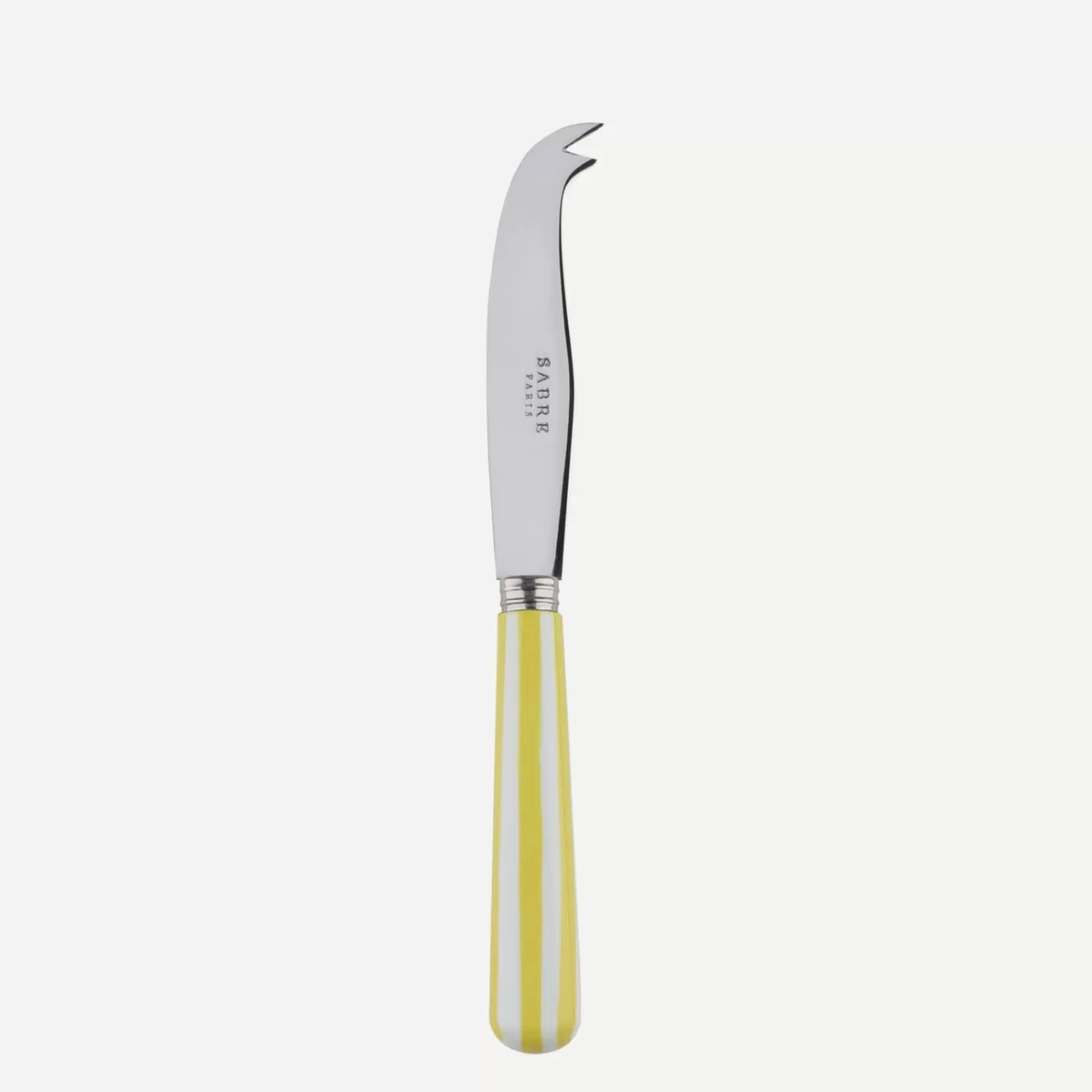 Sabre Paris Cheese Knife>White Stripe, Yellow