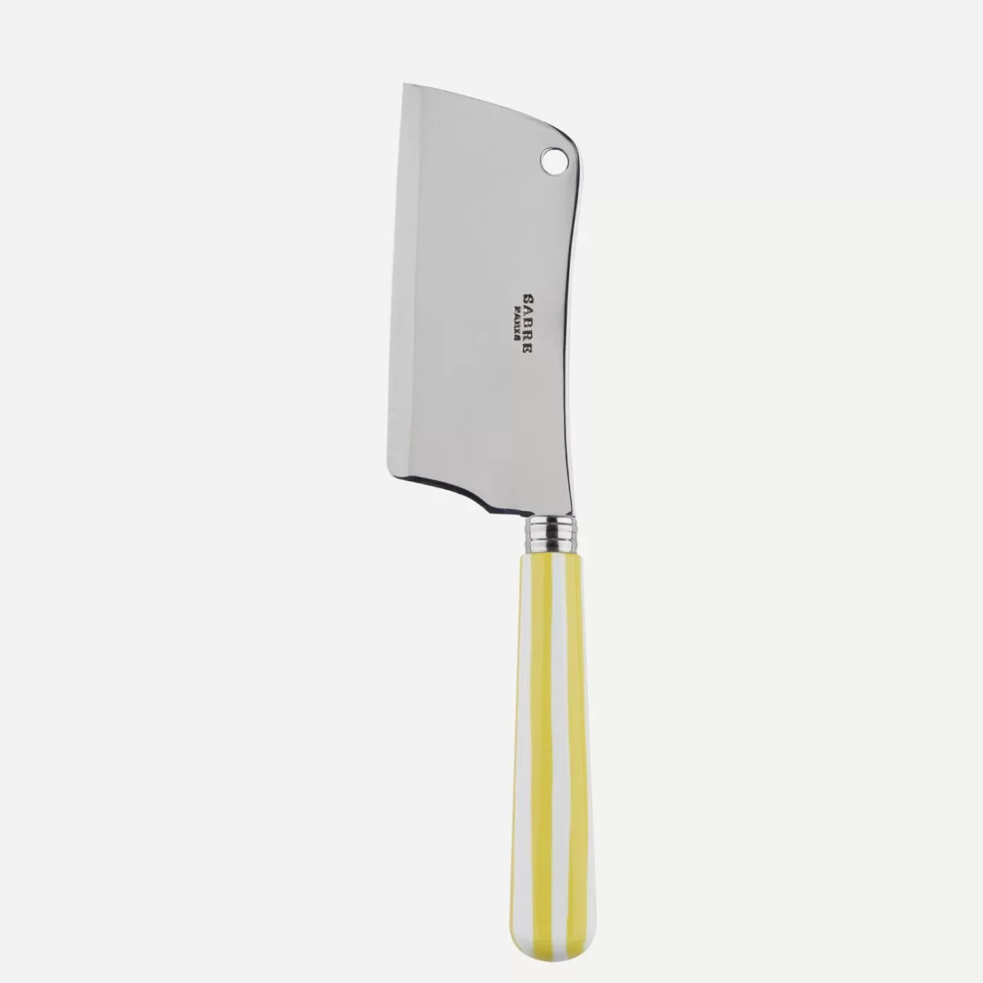 Sabre Paris Cheese Cleaver>White Stripe, Yellow