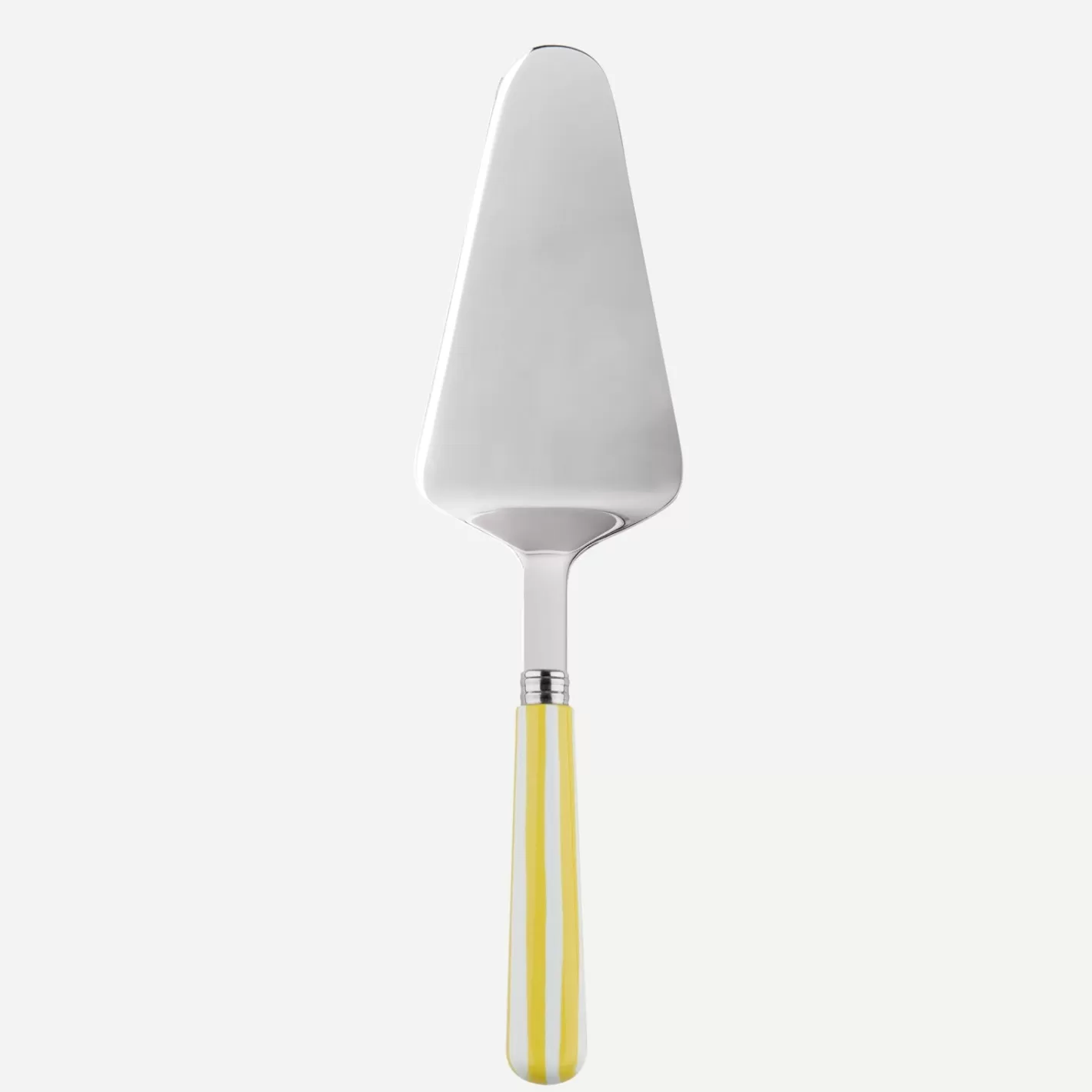 Sabre Paris Tart Server>White Stripe, Yellow