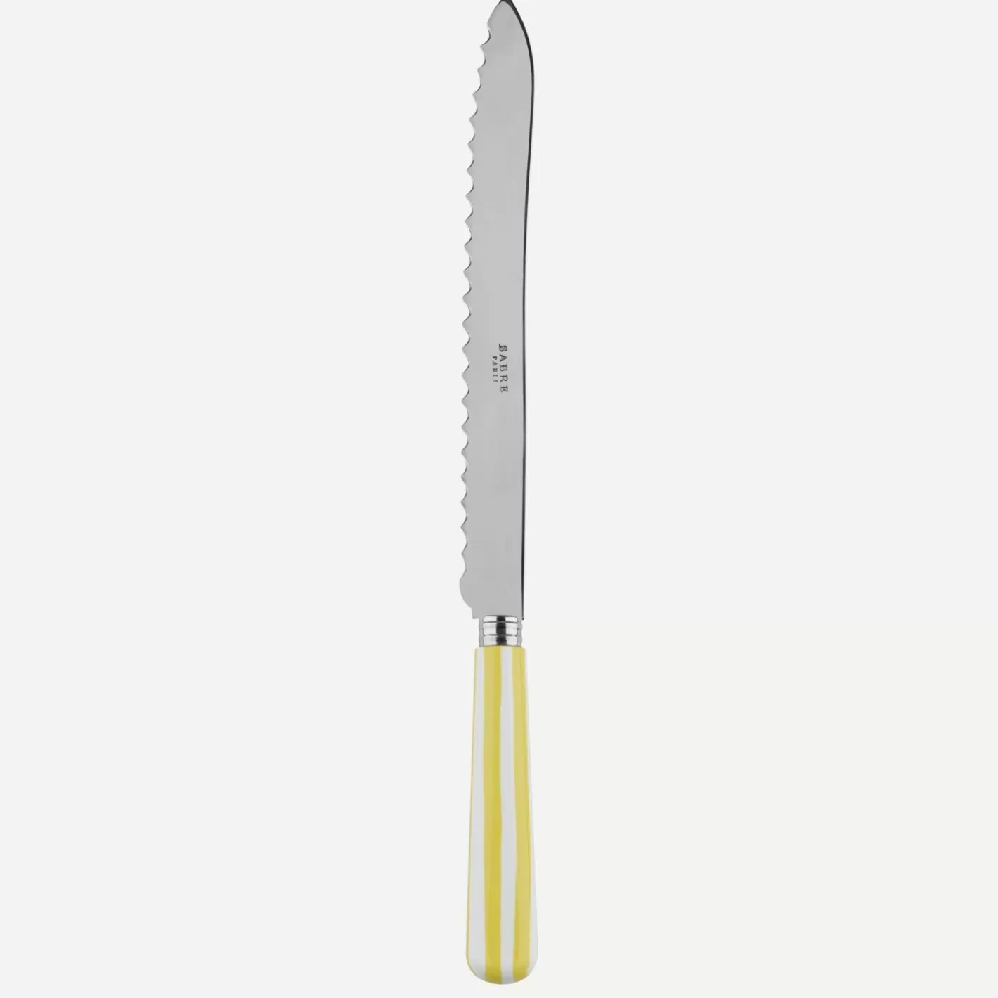 Sabre Paris Bread Knife>White Stripe, Yellow