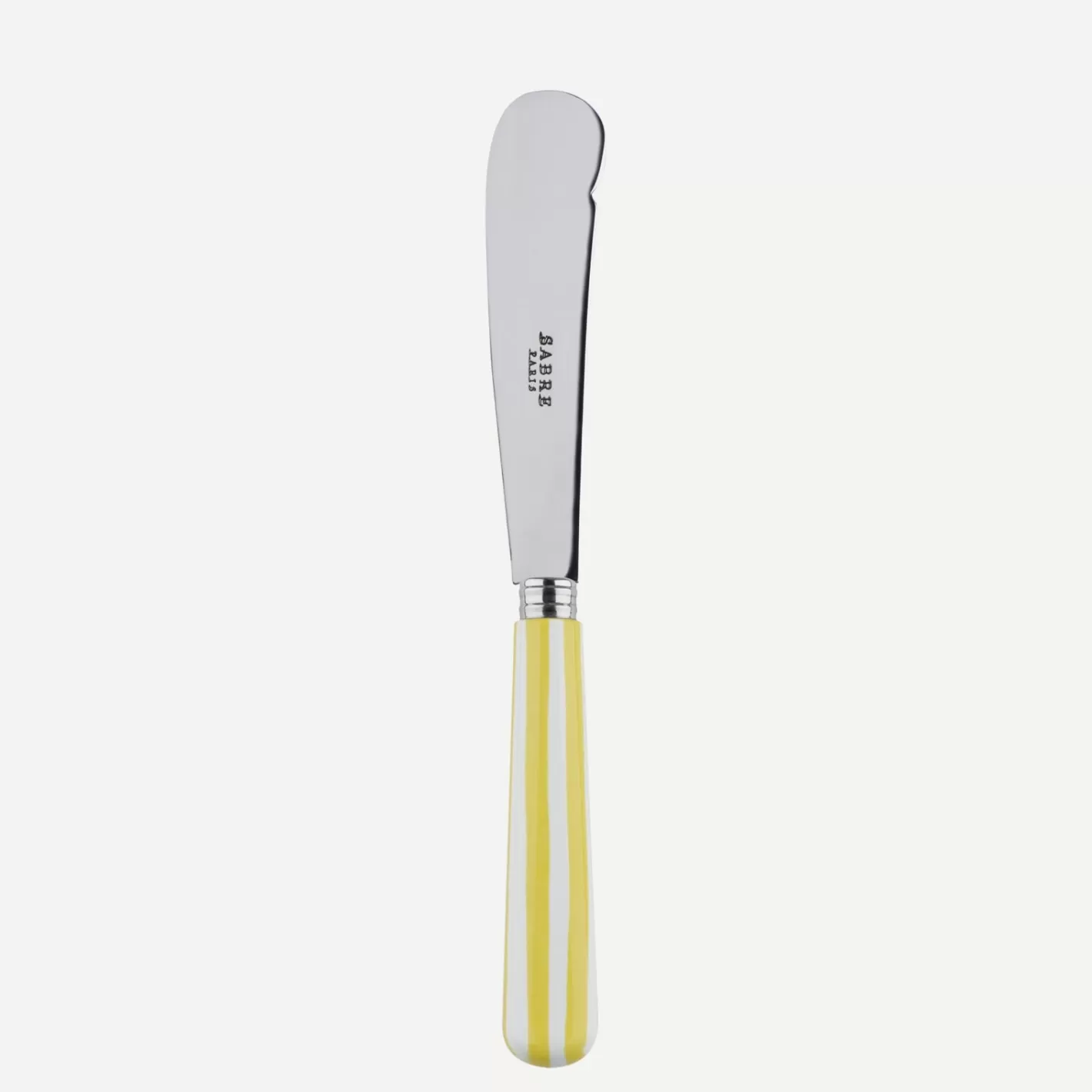 Sabre Paris Butter Knife>White Stripe, Yellow